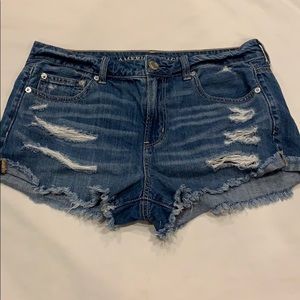 American Eagle denim Tomgirl Shorts